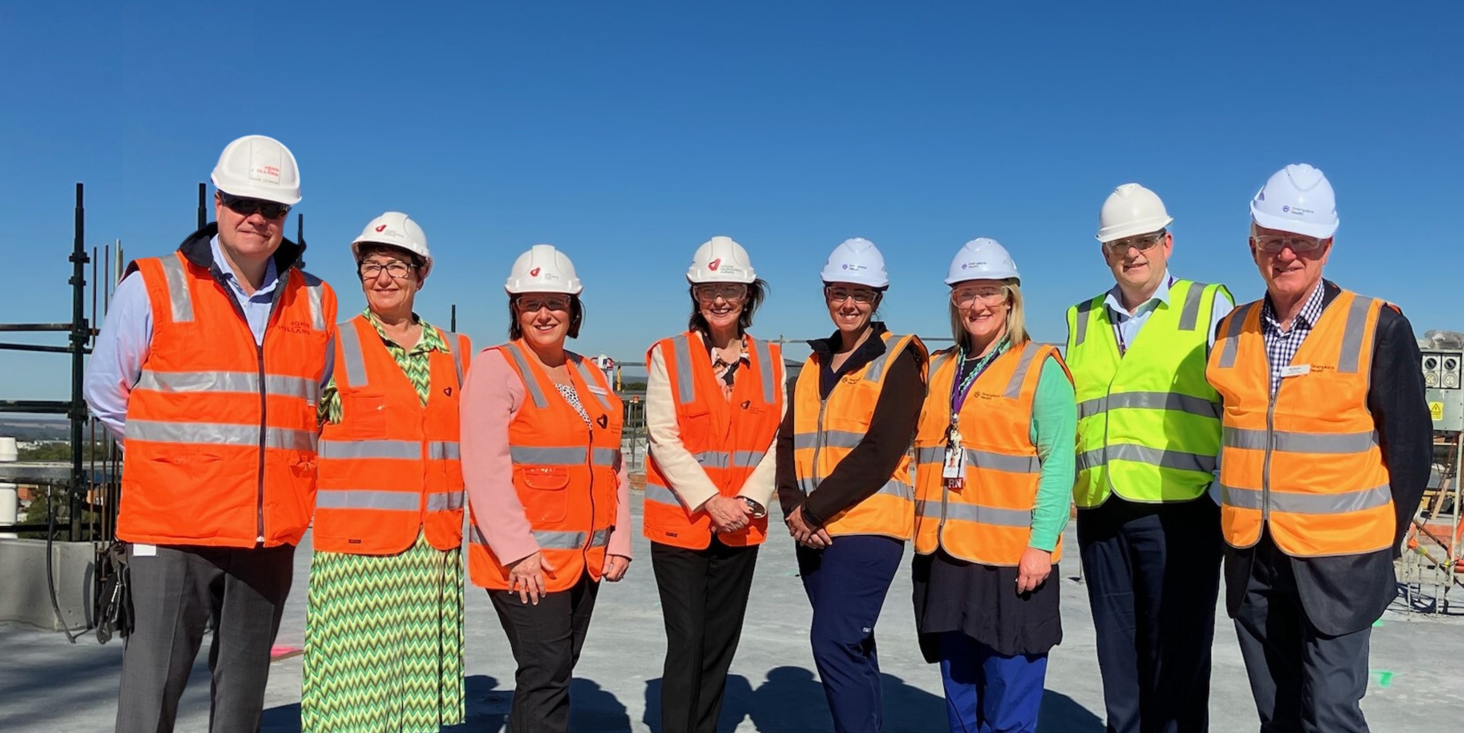 New heights reached - topping out ceremony marks key milestone in Ballarat Base Hospital Redevelopment