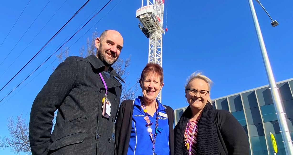 Tower crane honours remarkable volunteer