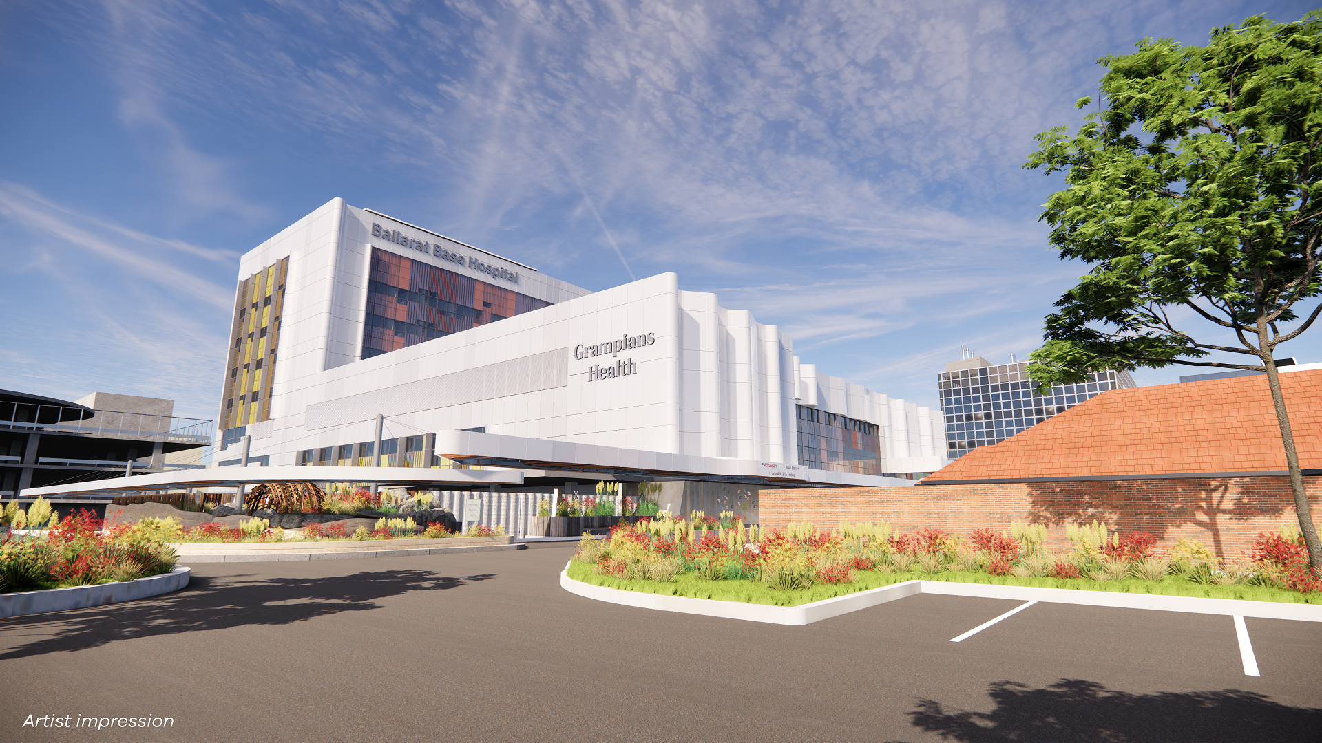 Latest designs for the Ballarat Base Hospital Redevelopment unveiled