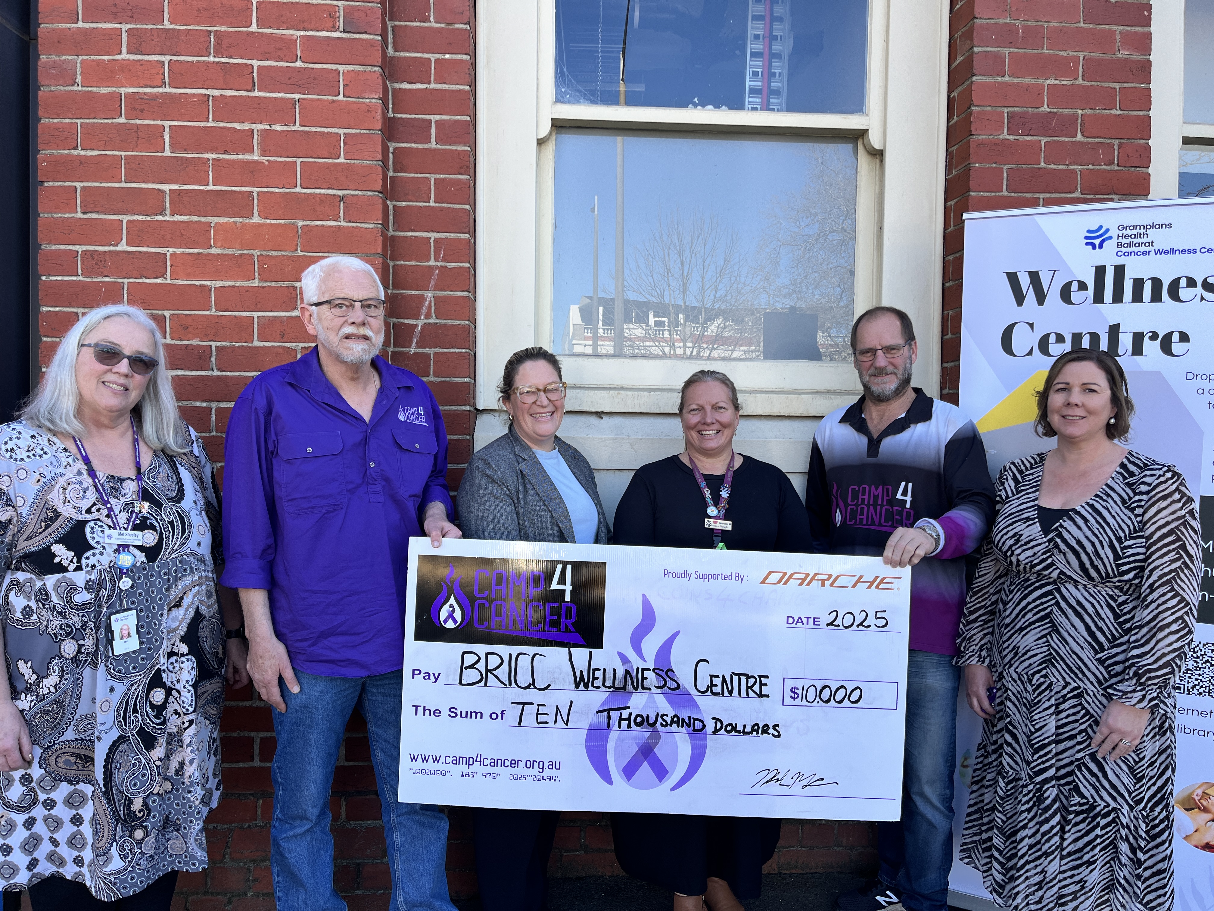 Camp 4 Cancer donates $10,000 to support local cancer patients