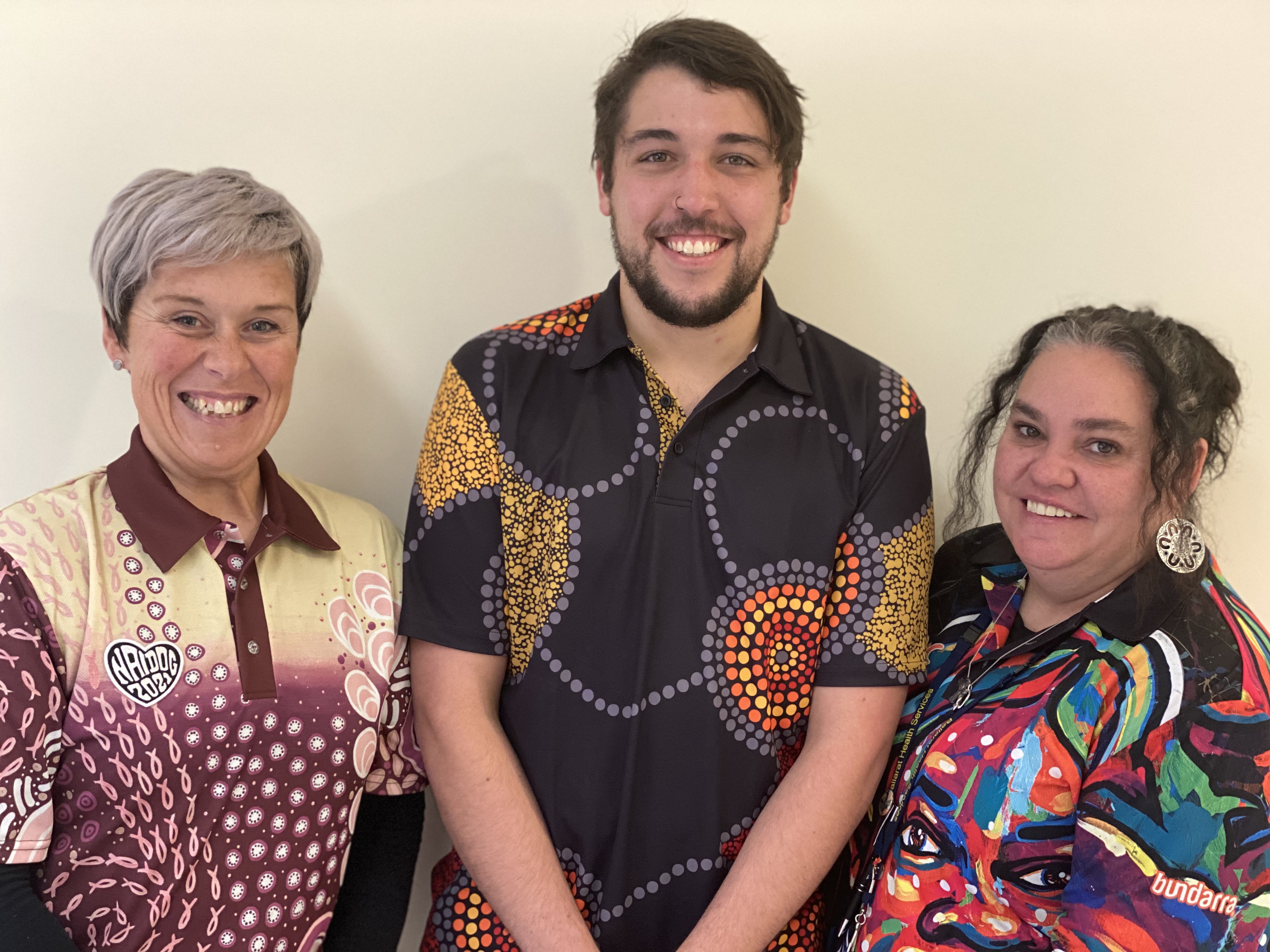 Aboriginal Health Team (L-R) - Emma Leehane, Josh Leishman and Renee Bosworth